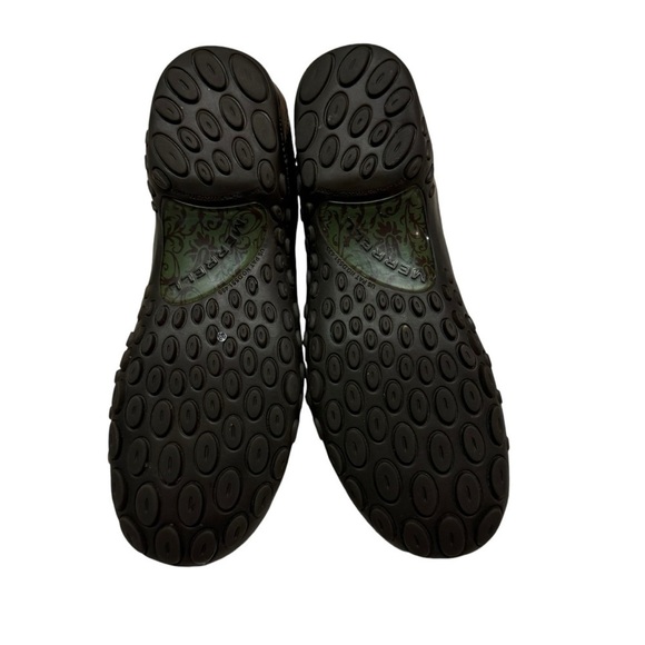 Merrell Ortholite Size 8 Suede And Leather Plaza Spree Chestnut Saddle Slip On - Picture 7 of 8